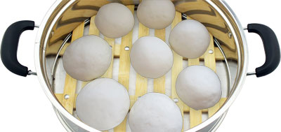 電熱鍋食譜-蒸饅頭,山東大饅頭